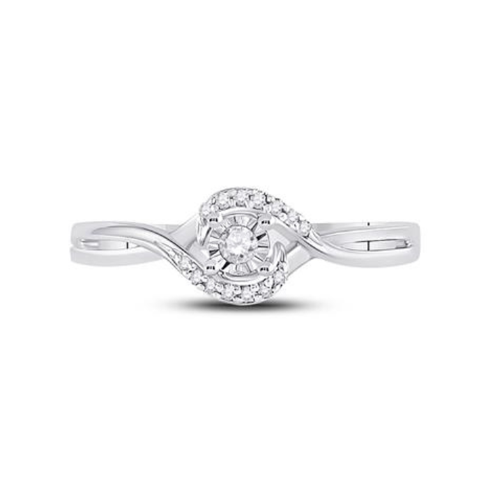 Anillo de compromiso con diamantes - Elegancia y calidad