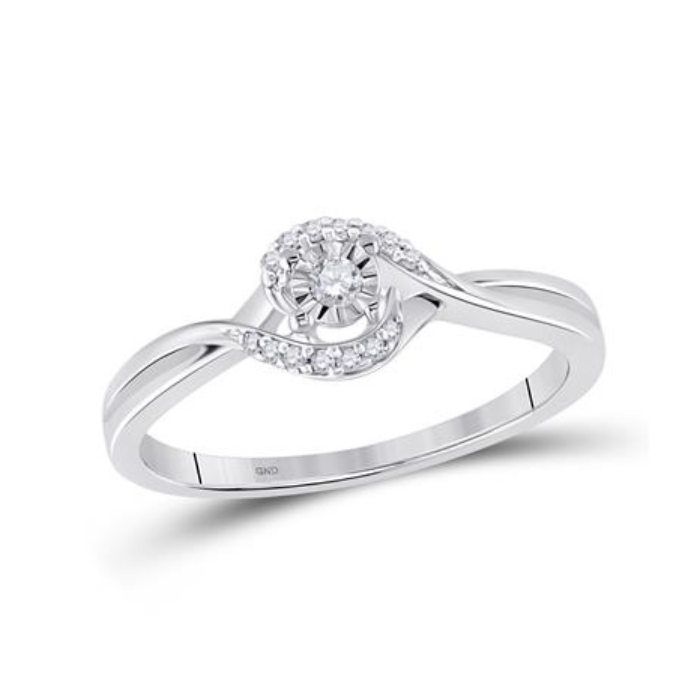 Anillo de compromiso con diamantes - Elegancia y calidad