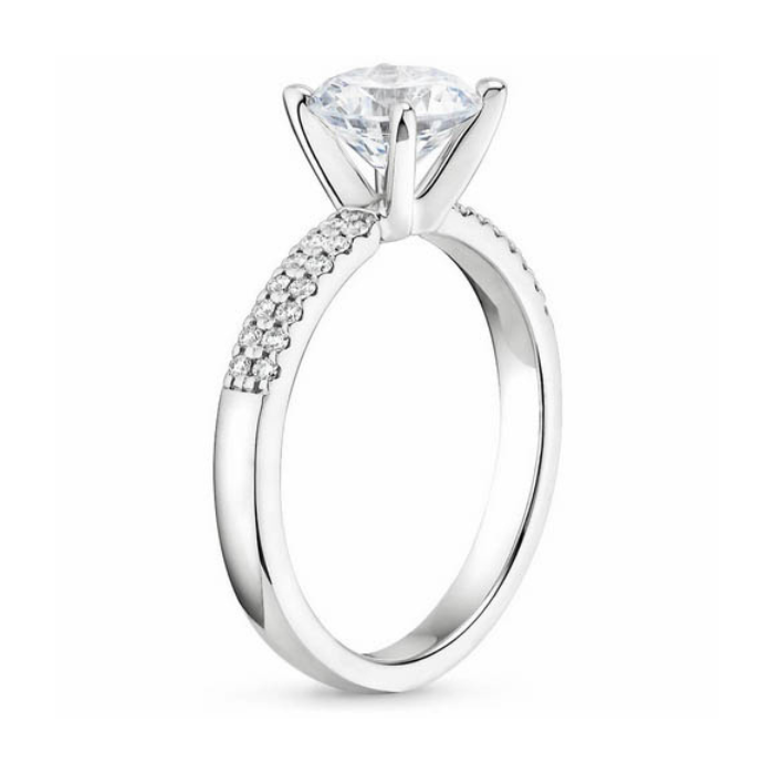 Anillos de Compromiso con zirconias | Joyería Impegno