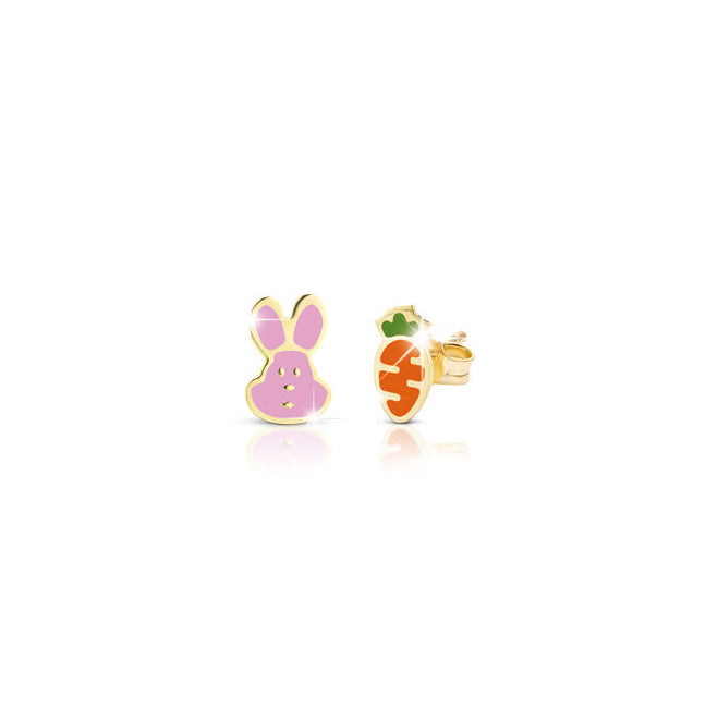 PMG051 Aretes Conejo y Zanahoria