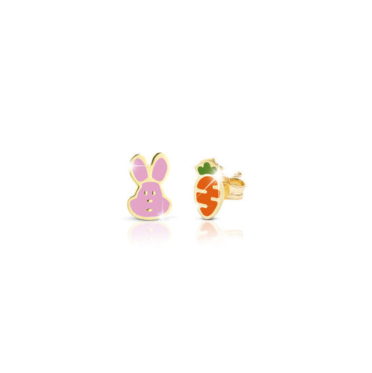 PMG051 Aretes Conejo y Zanahoria